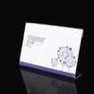 Mini Clear Acrylic Sign Display Stand Label Holder - 10 PCS - 5