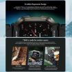 SATM M1 Outdoor Waterproof Bluetooth Smart Watch - Black - 4