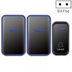 CACAZI A68-2 Wireless Doorbell, EU Plug, Black - 1