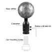 Car Threaded Shifter Gear Shift Knob Adapter 12 x 1.25 - Silver - 5
