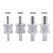 8mm Aluminium Fuel Petrol One Way Non Return Check Valve - 4