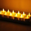 Flameless LED Tealight Flicker Candle Light - Set of 12 - 1