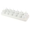 Flameless LED Tealight Flicker Candle Light - Set of 12 - 4