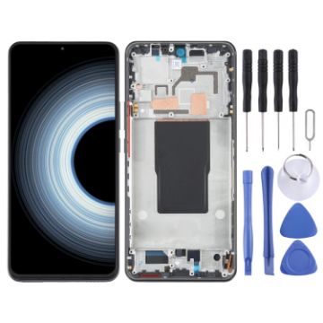 AMOLED LCD Screen For Xiaomi Redmi K50 Ultra / 12T Pro - Black - 1