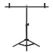 67cm T-Shape Photo Studio Background Support Stand with Clips - 2