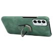 Samsung Galaxy M23 5G / F23 5G Ring Holder PU Phone Case - Dark Green - 3