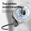 K69 Bluetooth Headset Sound Conduction Binoconic Earphone - Black - 5