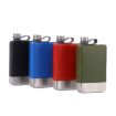9oz Stainless Steel Hip Flask - Blue - 2
