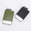 9oz Stainless Steel Hip Flask - Military Green - 3