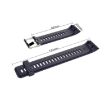 Black Silicone Watch Band for Garmin Forerunner 30/35 - 4