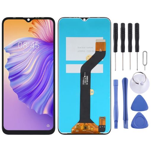 Tecno Spark 8 KG6 TFT LCD Screen with Digitizer - Full Assembly - 1