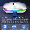 RGB Backlit Silent Bluetooth Wireless Mouse - Rose Gold - 5