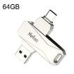 Netac U782C Type-C Dual Interface USB Flash Drive 64GB - 1