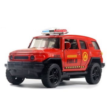 Picture of 1:36 Off-road Police Car Ambulance Model Boy Car Toy With Sound and Light (Red)