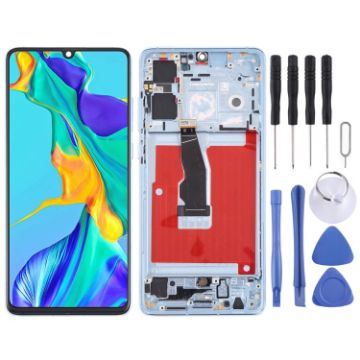 OLED LCD Screen for Huawei P30 Digitizer Assembly With Frame - 1