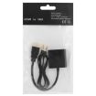 24cm Full HD 1080P HDMI to VGA + Audio Cable - Black - 6