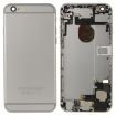 iPhone 6 Full Housing Back Cover with Power & Volume Button Flex Cable - Grey - 1