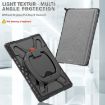 Black Shockproof Tablet Case for MicroSoft Surface Pro 9 with Rotatable Kickstand - 5