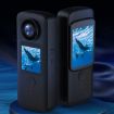 4K HD Touch Dual LCD Screen Handheld Sports Waterproof Camera - 6