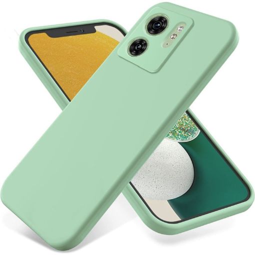 Motorola Edge 40 5G Green Silicone Shockproof Phone Case - 1