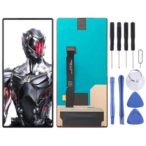 AMOLED LCD Screen for ZTE Nubia Red Magic 8 Pro NX729J - Black - 1