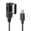 Car AMI USB-C Charging Cable for Audi A4 A6 Q5 Q7 A5/Volkswagen Touareg Golf CC - 3