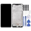OEM LCD Screen for Samsung Galaxy A21s with Frame - Black - 2