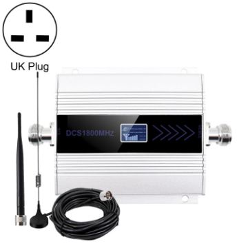 DCS-LTE 4G Signal Repeater Booster - UK Plug (Silver) - 1