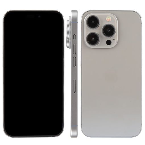 iPhone 15 Pro Black Screen Dummy Display Model (Natural Titanium) - 1