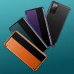Samsung Galaxy S20 FE Green Leather Case - Shockproof Flip View - 6