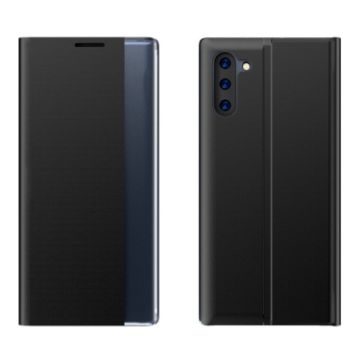 Galaxy Note 10 Plus Magnetic Flip Case with Holder - Black - 1