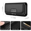 HAWEEL Nylon Phone Belt Clip Pouch - Black - 3