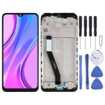 TFT LCD Screen for Xiaomi Redmi 9 M2004J19G - Full Assembly with Frame - 1