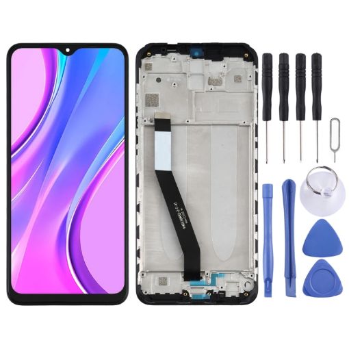 TFT LCD Screen for Xiaomi Redmi 9 M2004J19G - Full Assembly with Frame - 1