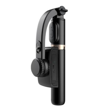 Picture of Q08 Gimbal Stabilizer Bluetooth Remote Control Tripod Selfie Stick (Black)