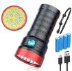 3 Gears DB18 18xT6 LED Flashlight 5400lm with 4 18650 Batteries - 4