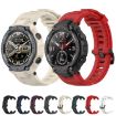 Black Silicone Watch Band for Amazfit T-Rex Pro with Tools - 6