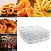 Three-Layer Steam Rack for Air Fryer - Square Design - 2