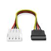 4 Pin IDE to SATA Power Cable Adapter (15cm) - Al+Mg - 2