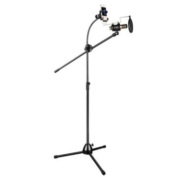 RODD NB-108 Karaoke Phone Microphone Tripod Stand Holder - 1