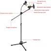 RODD NB-108 Karaoke Phone Microphone Tripod Stand Holder - 2