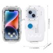 PULUZ 40m Waterproof Diving Case for iPhone 15 Pro/14/13/12 - 2