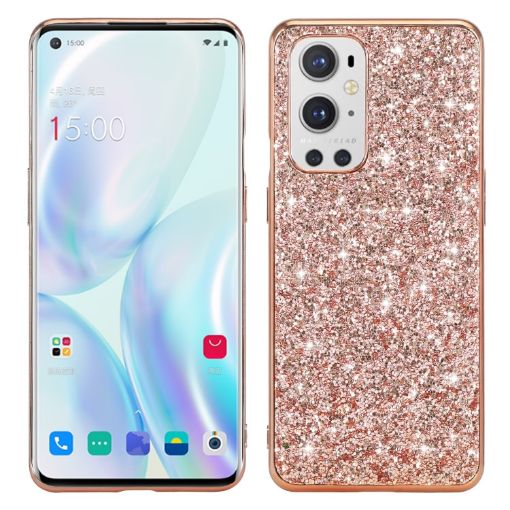 OnePlus 8T Glitter Powder TPU Case - Rose Gold - 1