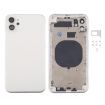 White Back Housing Cover for iPhone 11 with SIM Tray & Side Keys - 1