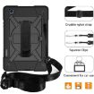Samsung Galaxy Tab S6 Lite P610 Robot Silicone + PC Tablet Case Black - 5