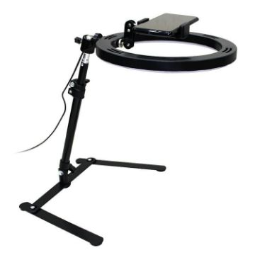Overhead Shooting Bracket Ring Fill Light Set - LED Light Stand - 1
