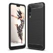 Huawei P20 Pro Carbon Fiber TPU Back Case - Black - 1