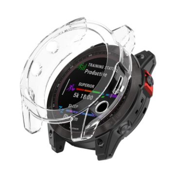 Garmin Fenix 7X Shockproof TPU Soft Protective Case - Transparent - 1