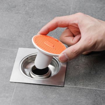 Orange Sewer Deodorant Floor Drain Cover - 3cm - 1