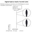 Digital Audio Optical Fiber Toslink Cable 1m - Gold Plated - 4